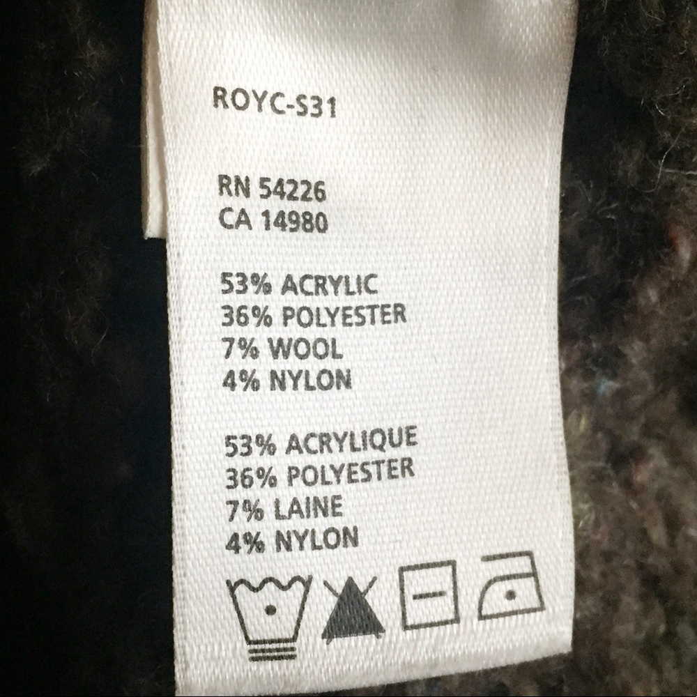 Royal Robbins Wool Blend 1/4 Zip Medium Pullover - Picture 4 of 6